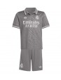 Real Madrid Ausweichtrikot für Kinder 2024-25 Kurzarm (+ Kurze Hosen)